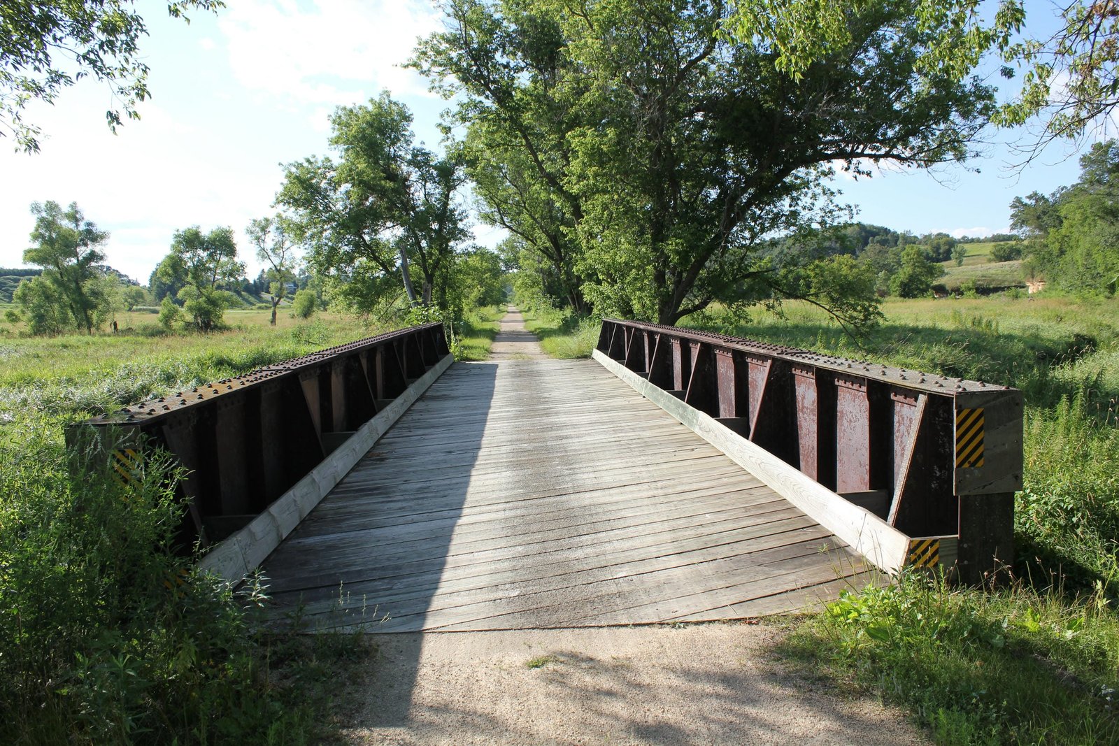 Looking west